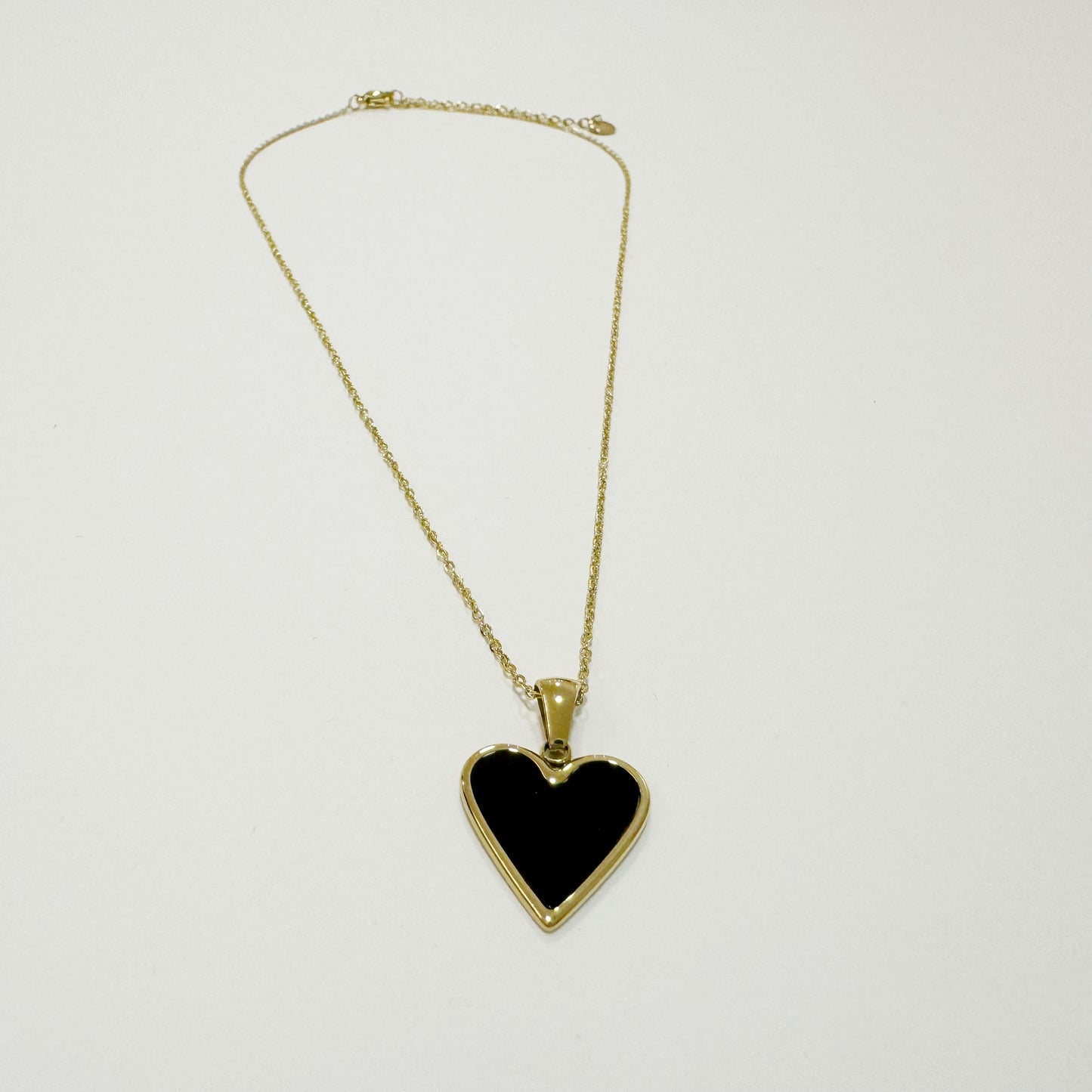 Ogrlica Heart Black
